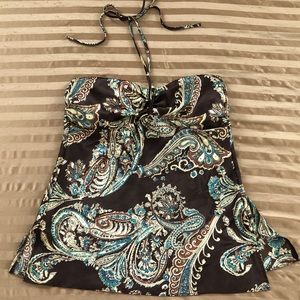 Dark Brown Halter Top